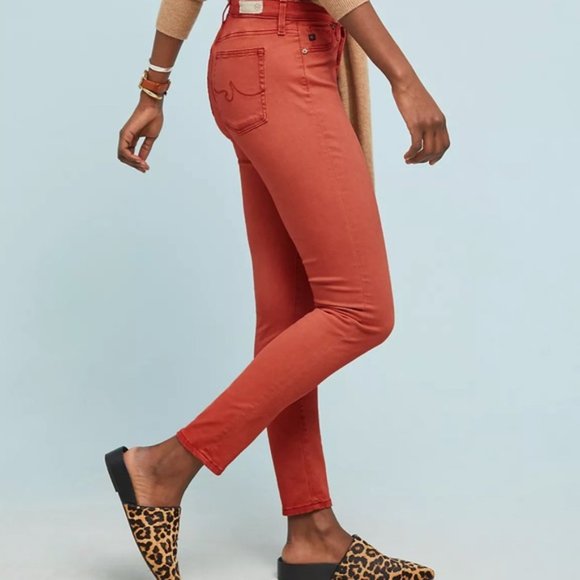 AG Jeans Prima Sateen Mid-Rise Crop Pants - Picture 9 of 10